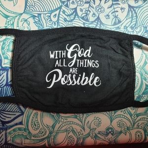 Bible verse custom mask